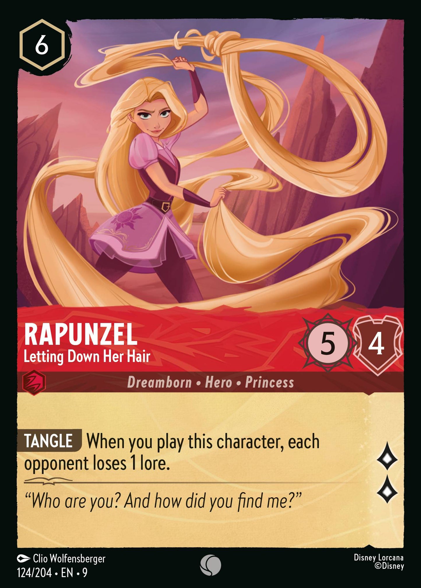 124/242 Rapunzel - Letting Down Her Hair