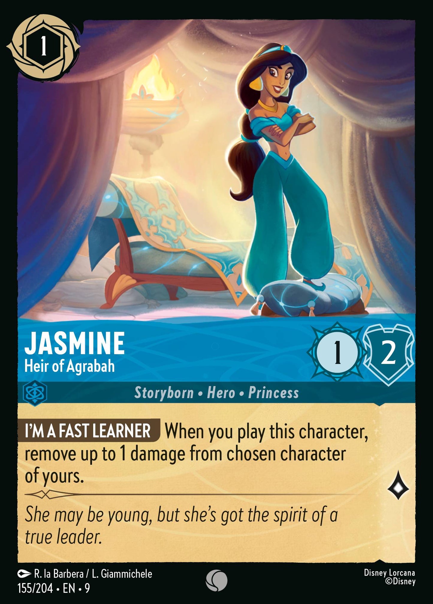 155/242 Jasmine - Heir of Agrabah