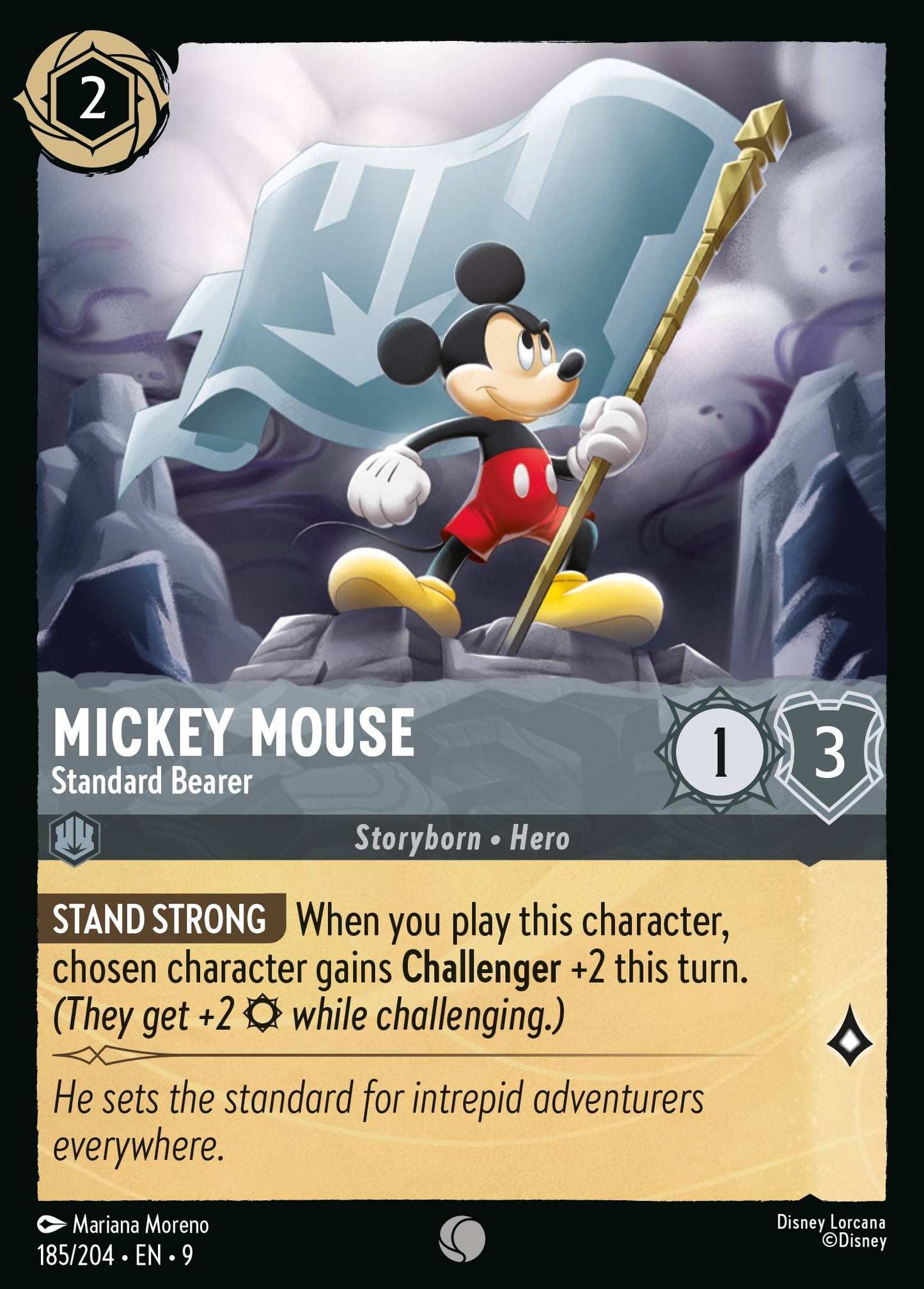 185/242 Mickey Mouse - Standard Bearer