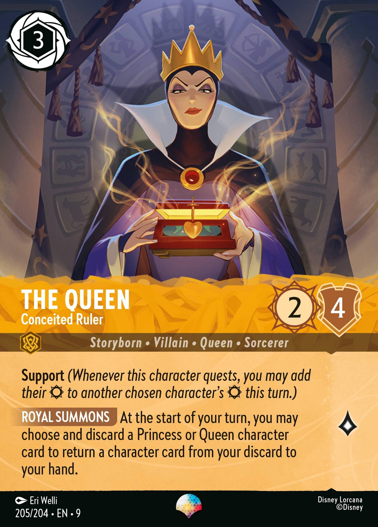 205/242 The Queen - Conceited Ruler