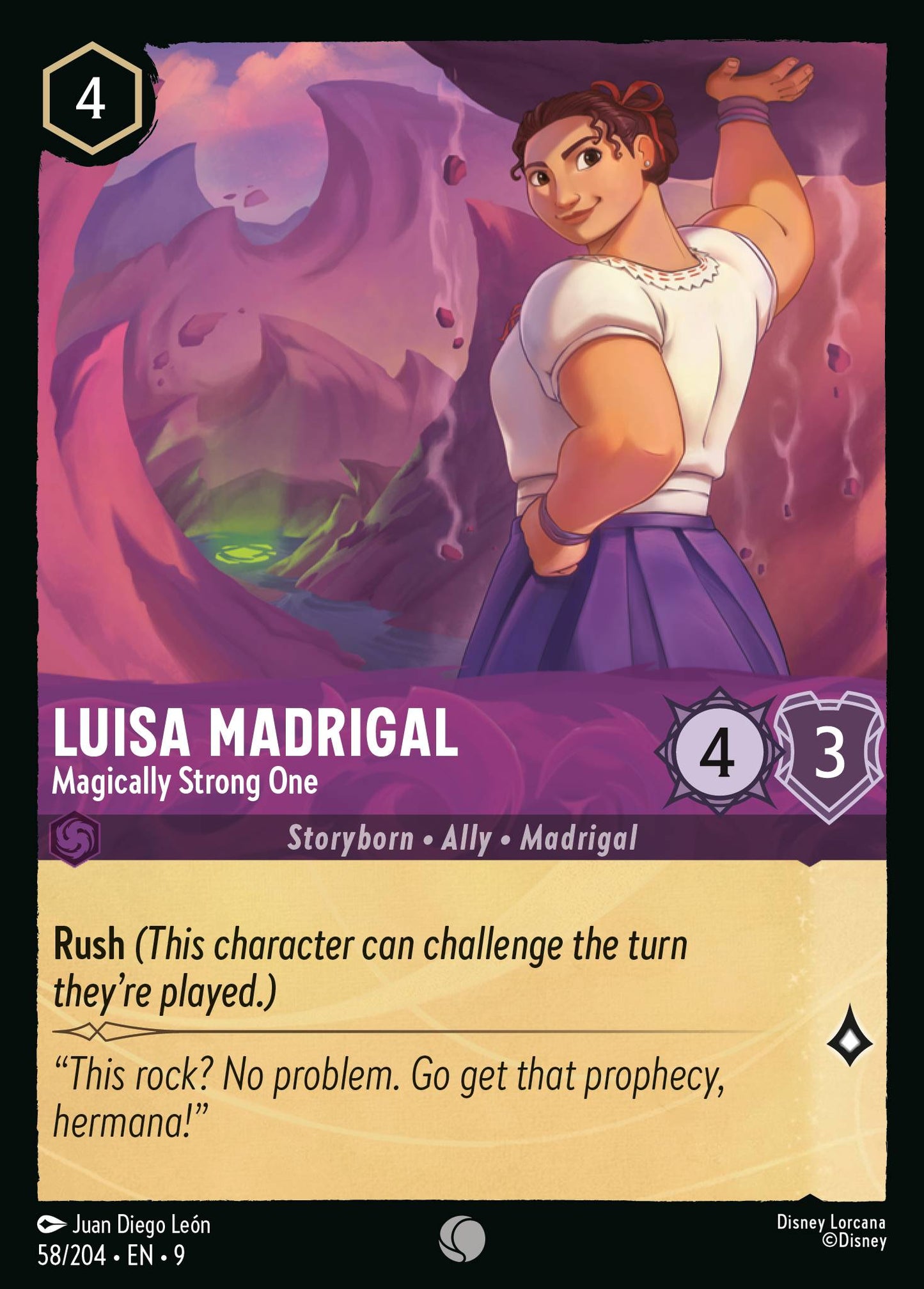058/242 Luisa Madrigal - Magically Strong One