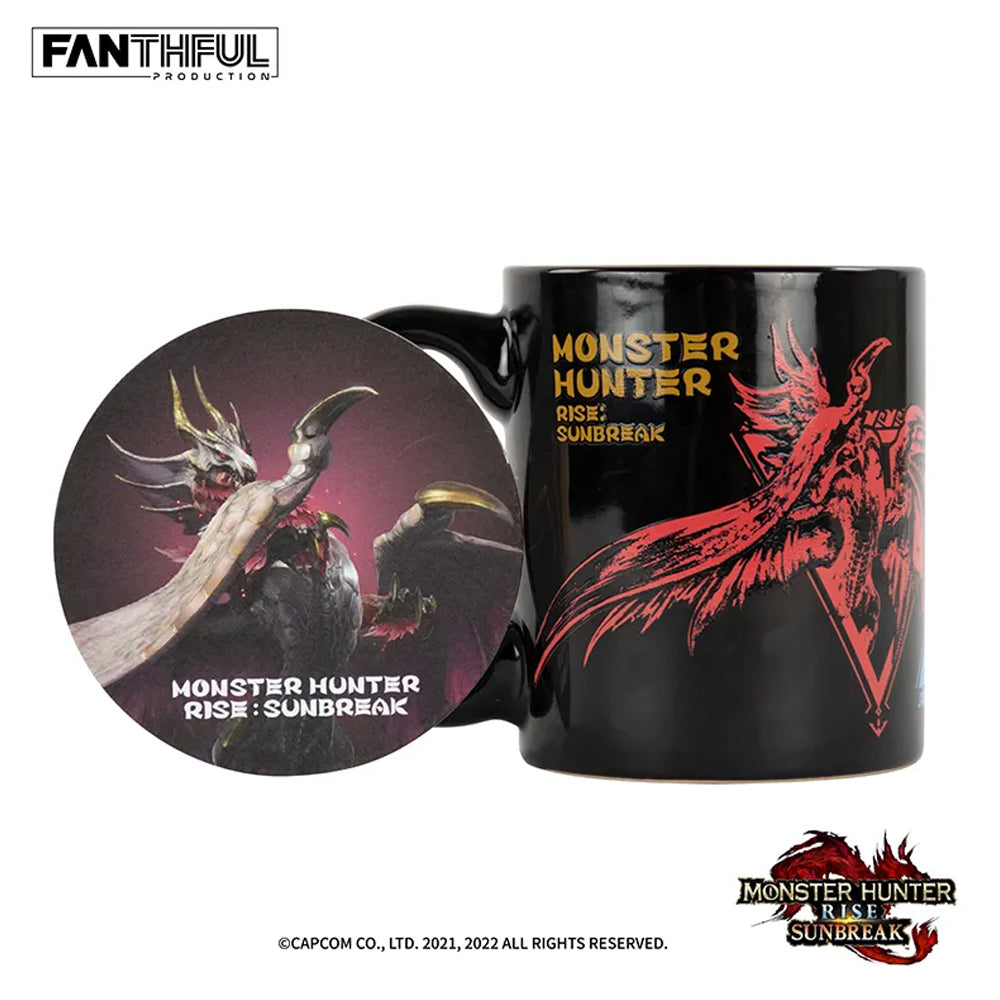 Monster Hunter Rise Sunbreak - 瓷杯(附杯墊)