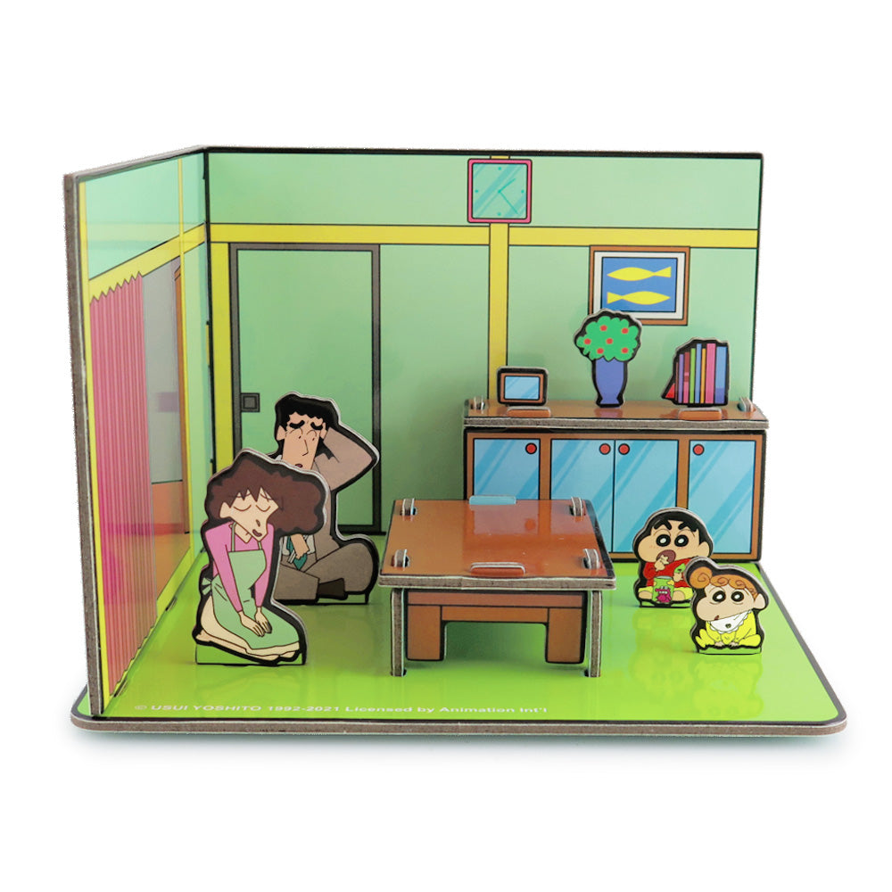 蠟筆小新系列 - 立體場景拼圖(在家裡)
