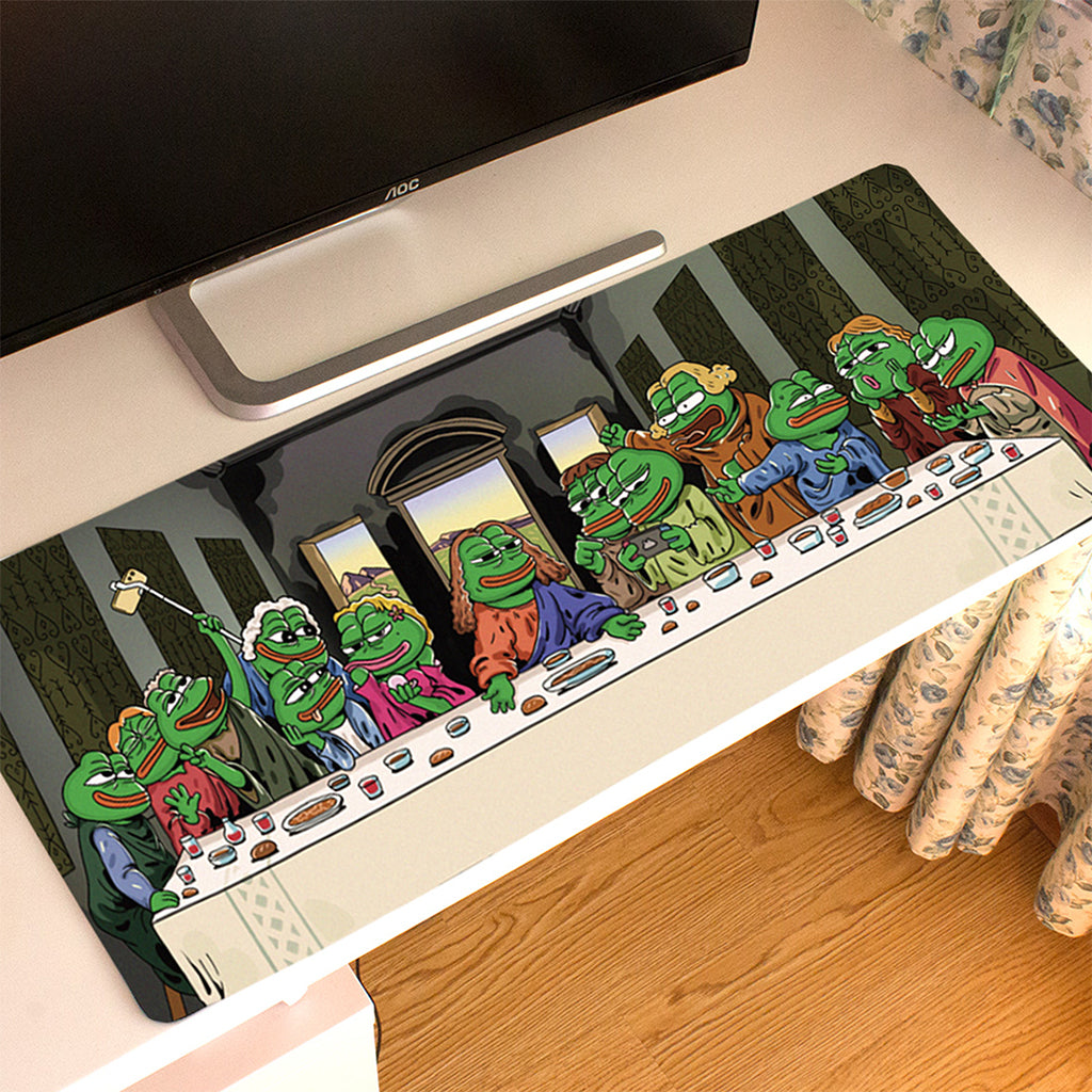 PEPE與門徒的最後的晚餐滑鼠墊