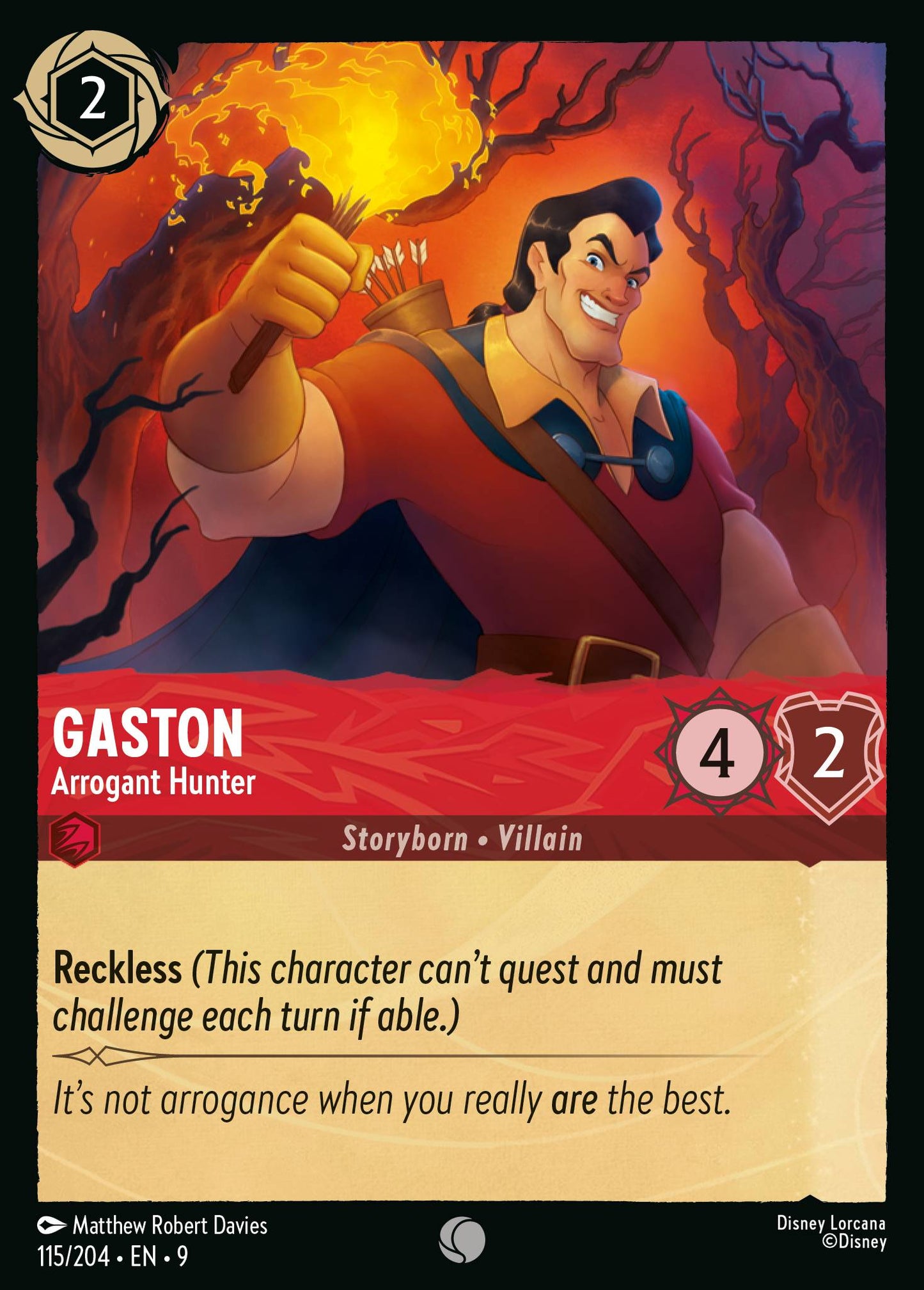 115/242 Gaston - Arrogant Hunter