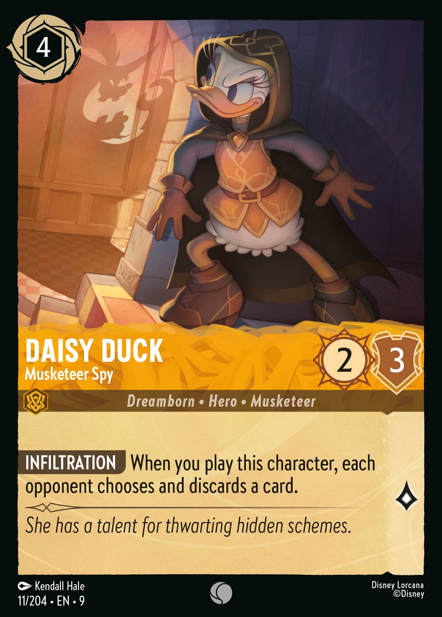 011/242 Daisy Duck - Musketeer Spy