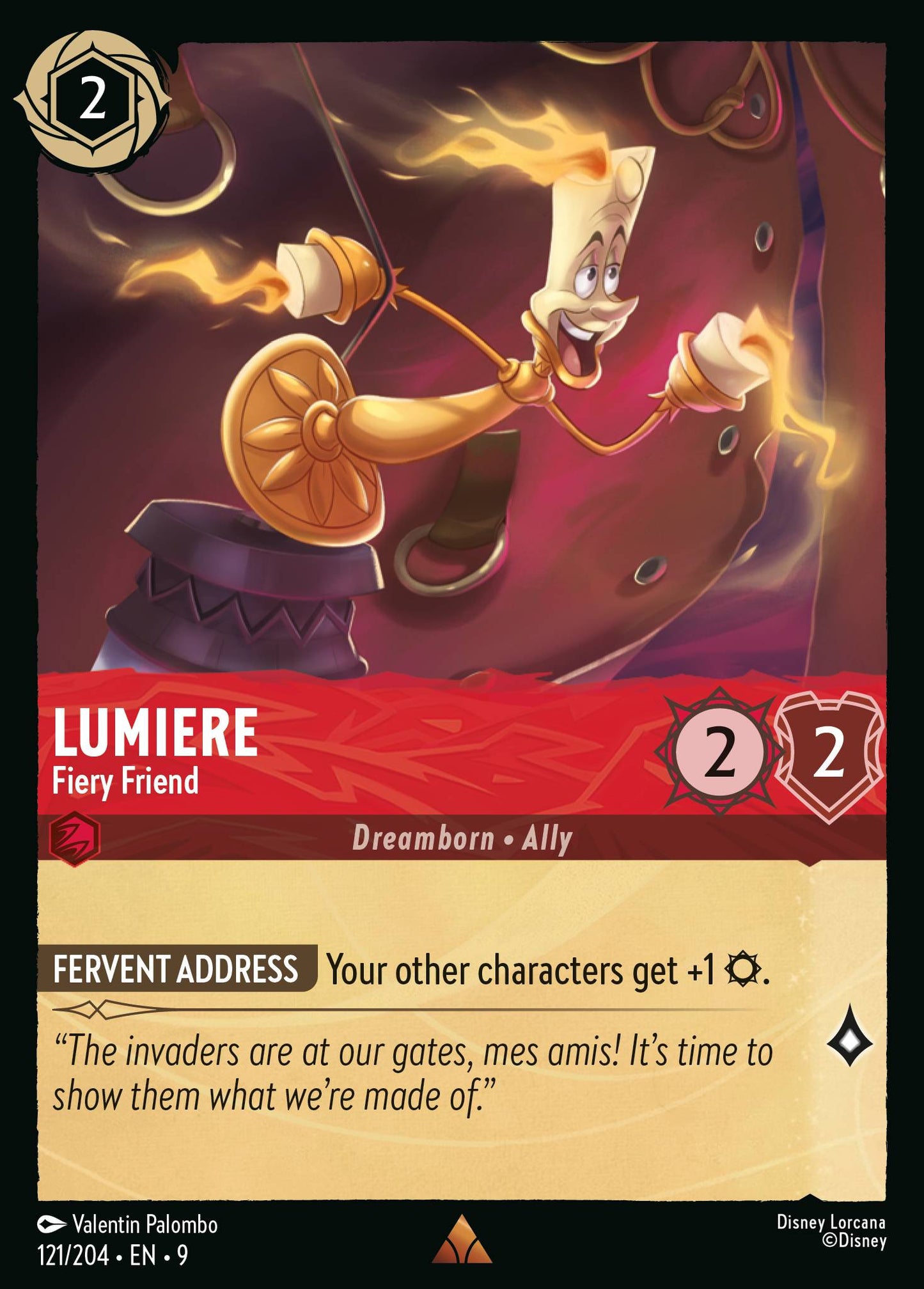 121/242 Lumiere - Fiery Friend