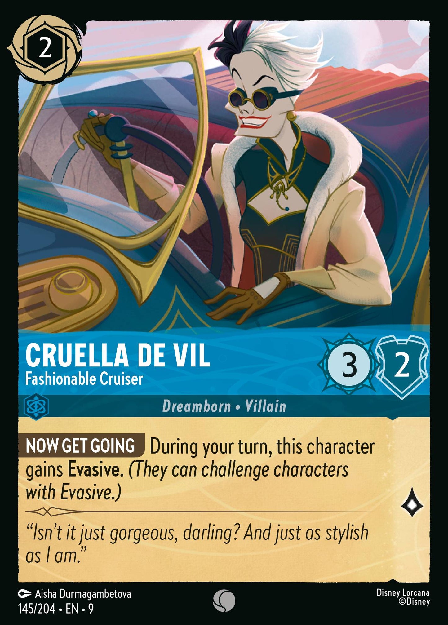 145/242 Cruella De Vil - Fashionable Cruiser