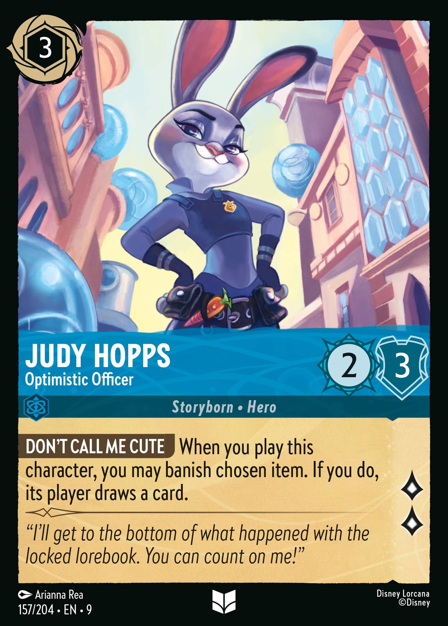 157/242 Judy Hopps - Optimistic Officer