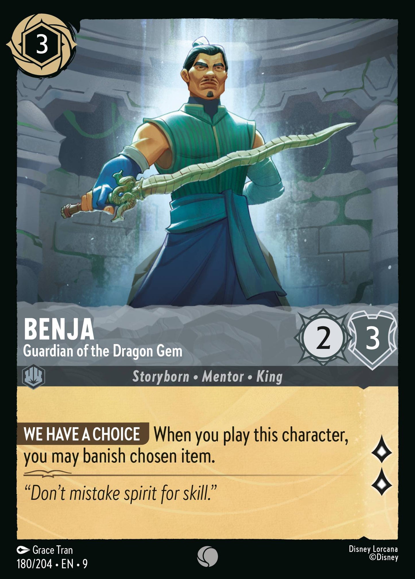 180/242 Benja - Guardian of the Dragon Gem