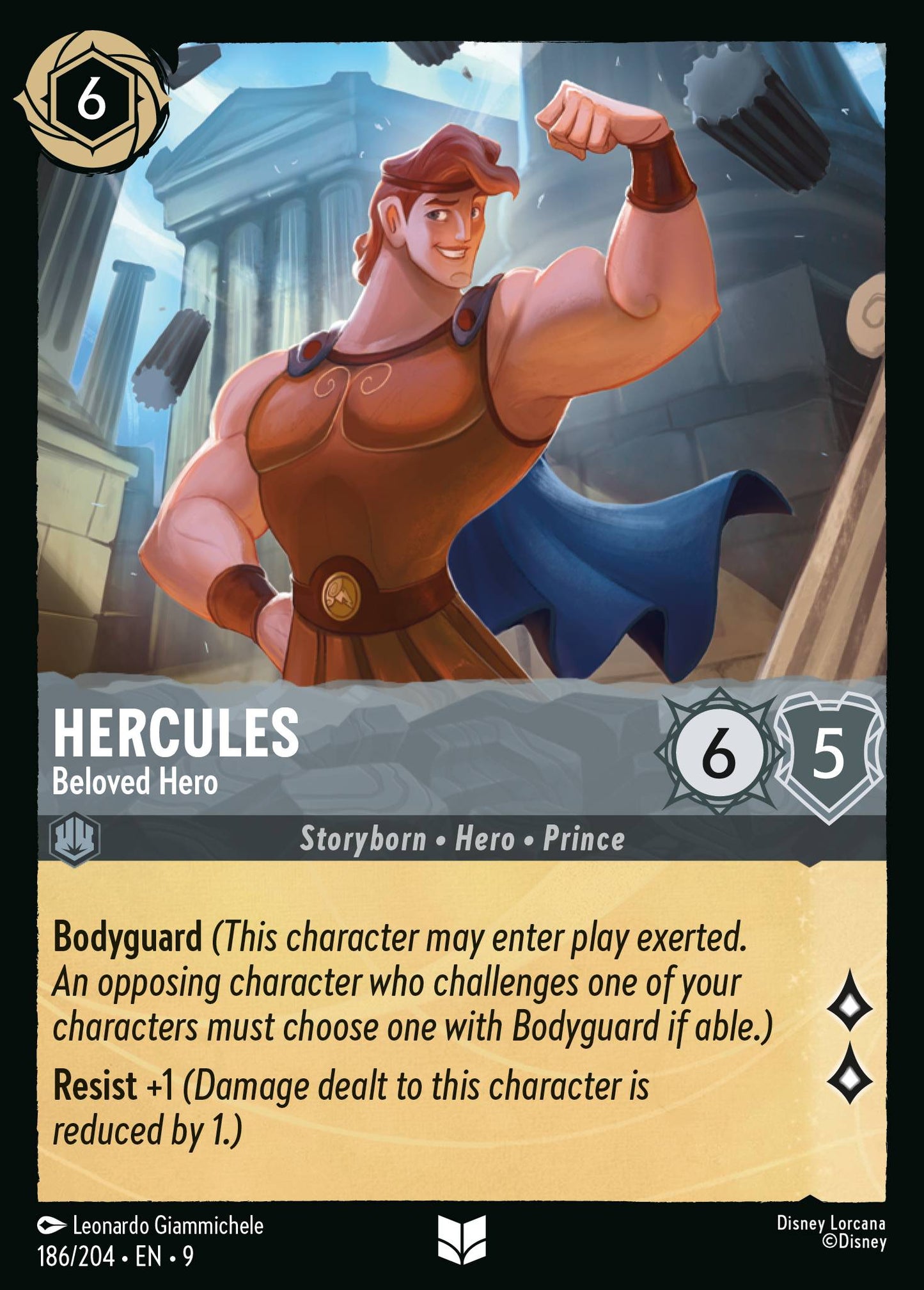 186/242 Hercules - Beloved Hero