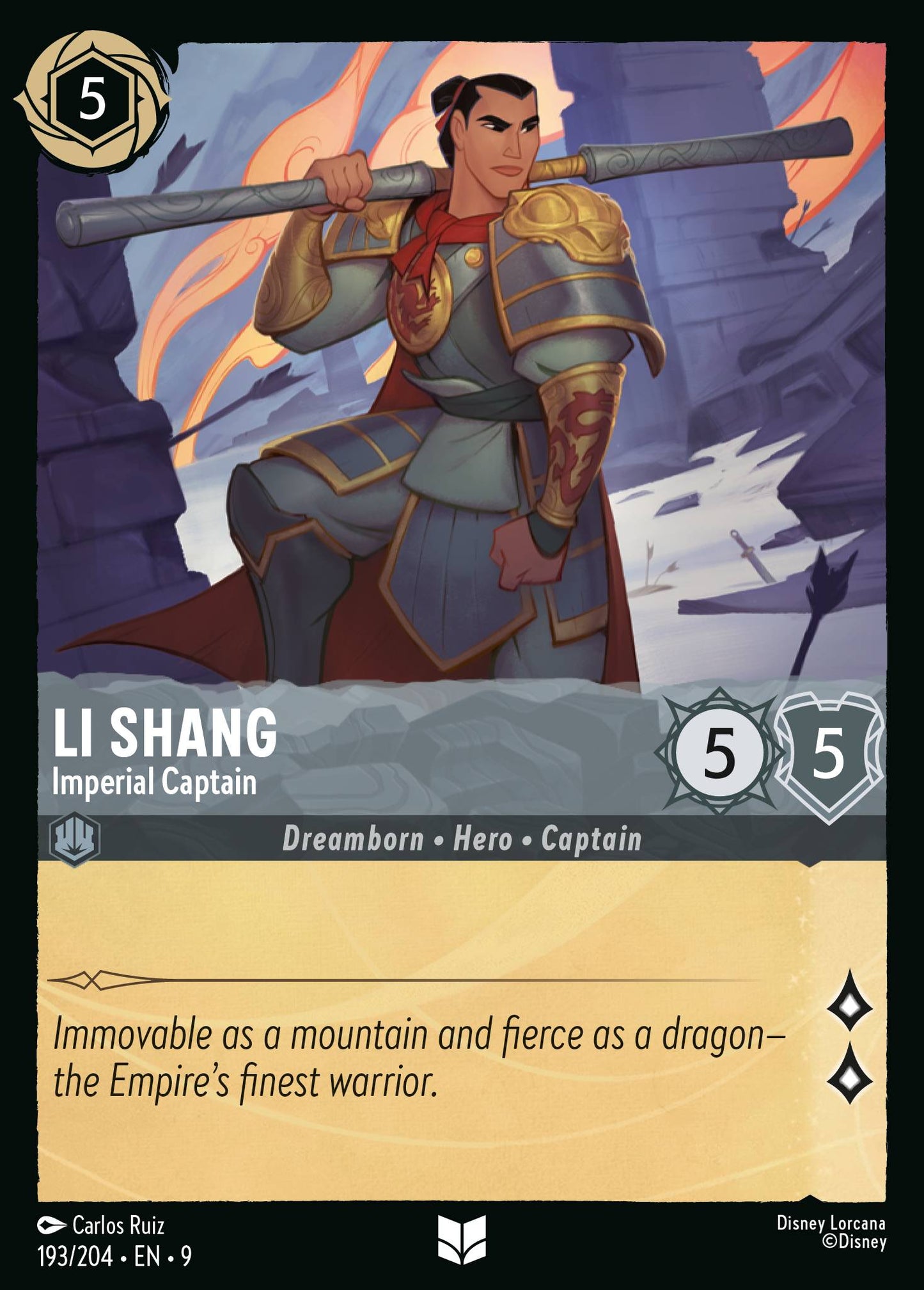 193/242 Li Shang - Imperial Captain