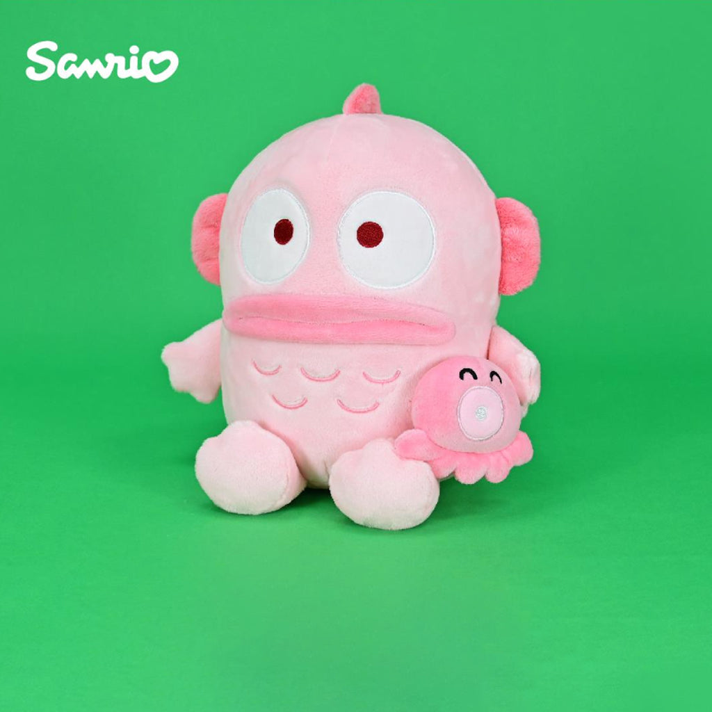 人魚漢頓 - 抱章魚公仔(粉紅版)