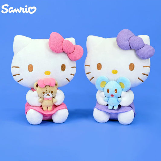 Hello Kitty - 裙裝抱動物公仔