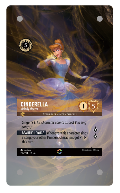 205/204 - Cinderella - Melody Weaver 擴圖卡磚
