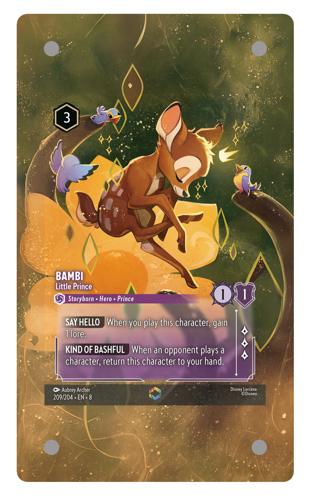 209/204 - Bambi - Little Prince 擴圖卡磚