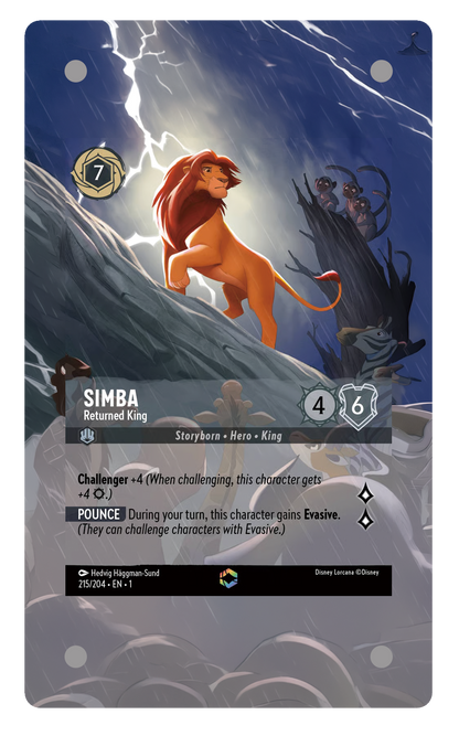 215/204 - Simba - Returned King 擴圖卡磚