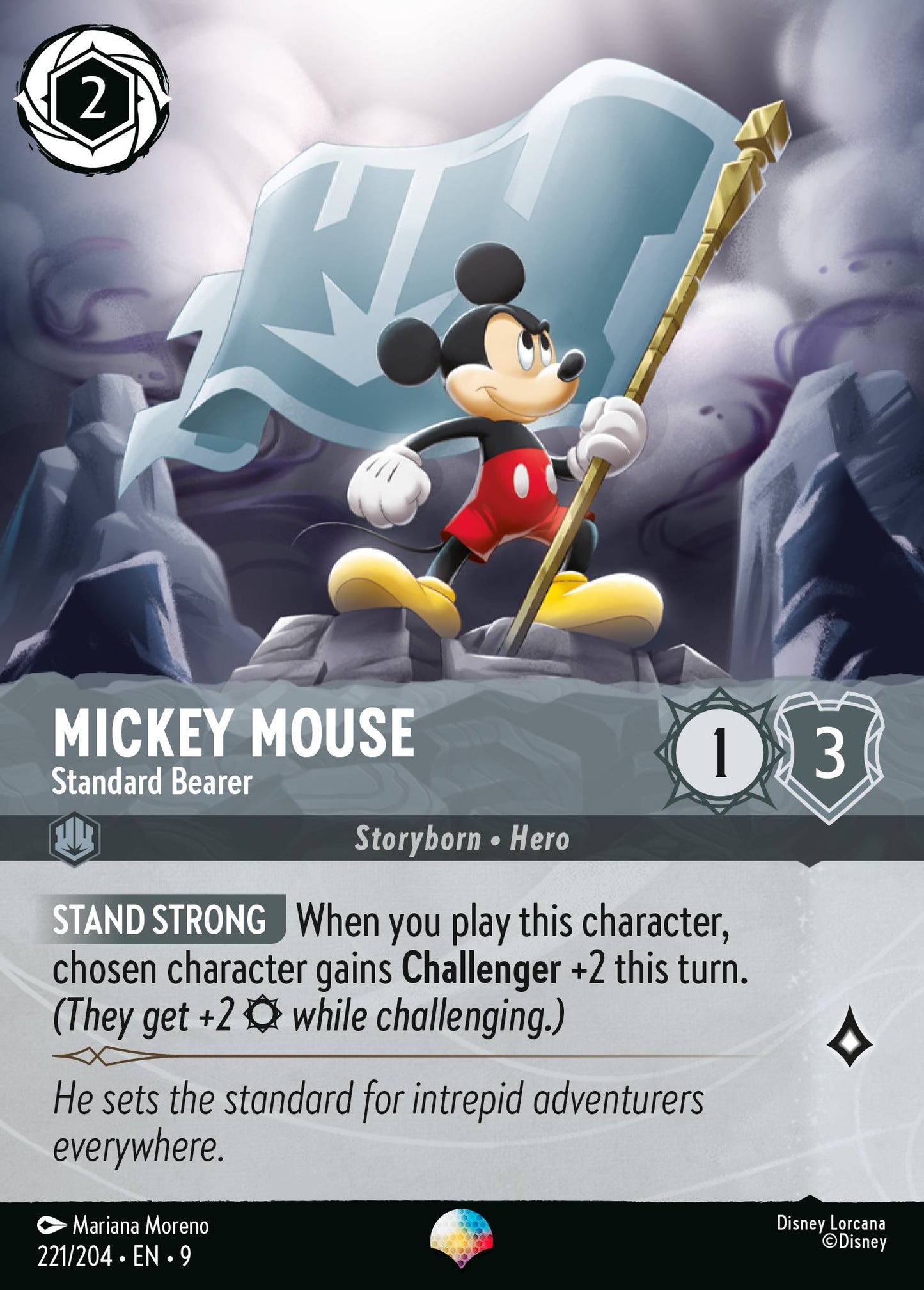 221/242 Mickey Mouse - Standard Bearer