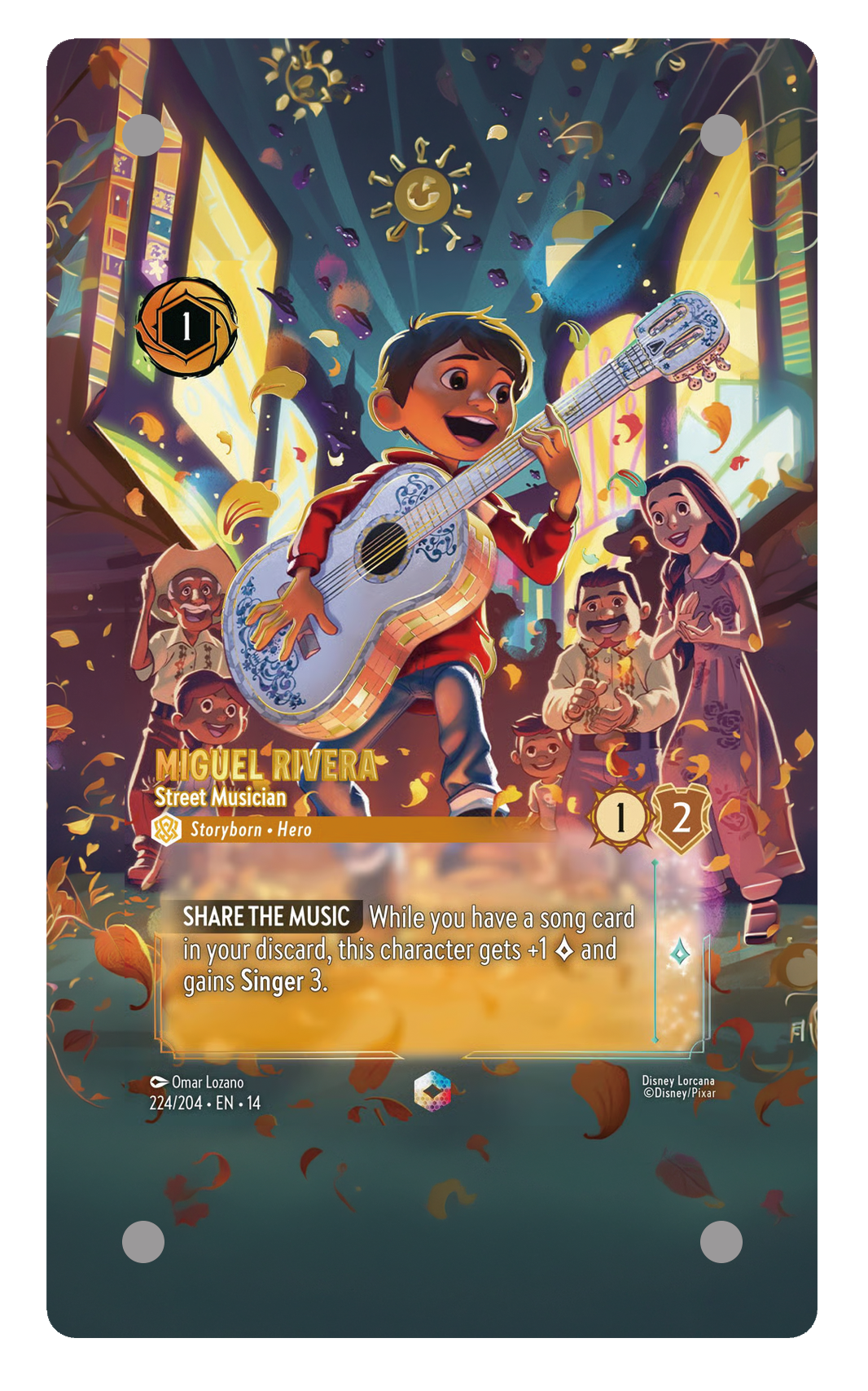224/204 - Miguel Rivera - Street Musician 擴圖卡磚
