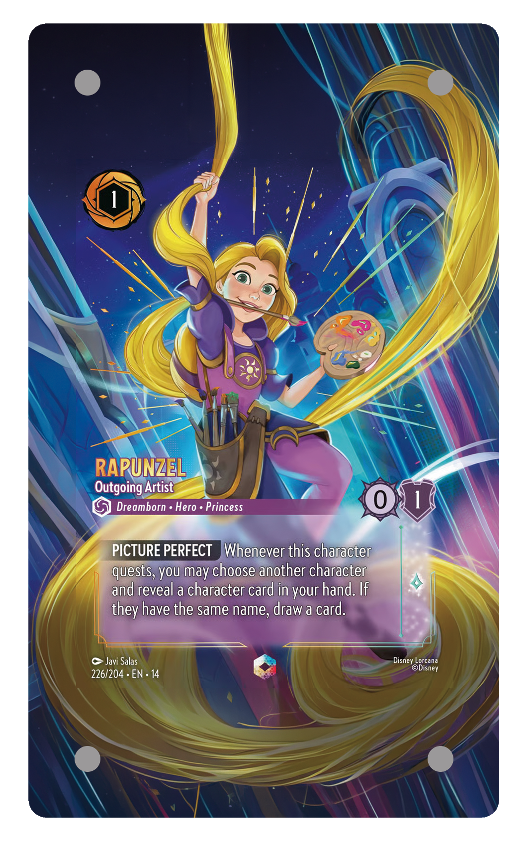 226/204 - Rapunzel - Outgoing Artist 擴圖卡磚