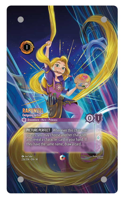 226/204 - Rapunzel - Outgoing Artist 擴圖卡磚