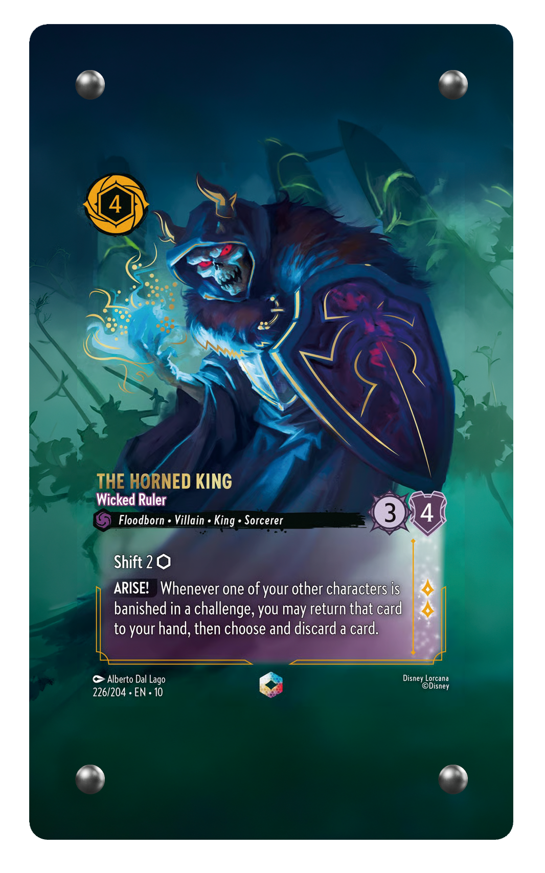226/204 The Horned King - Wicked Ruler 擴圖卡磚