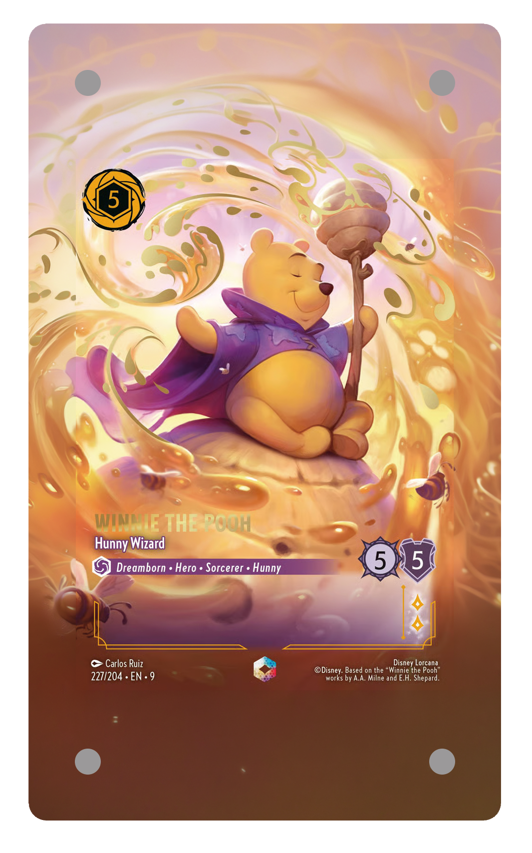 227/204 - Winnie the Pooh - Hunny Wizard 擴圖卡磚