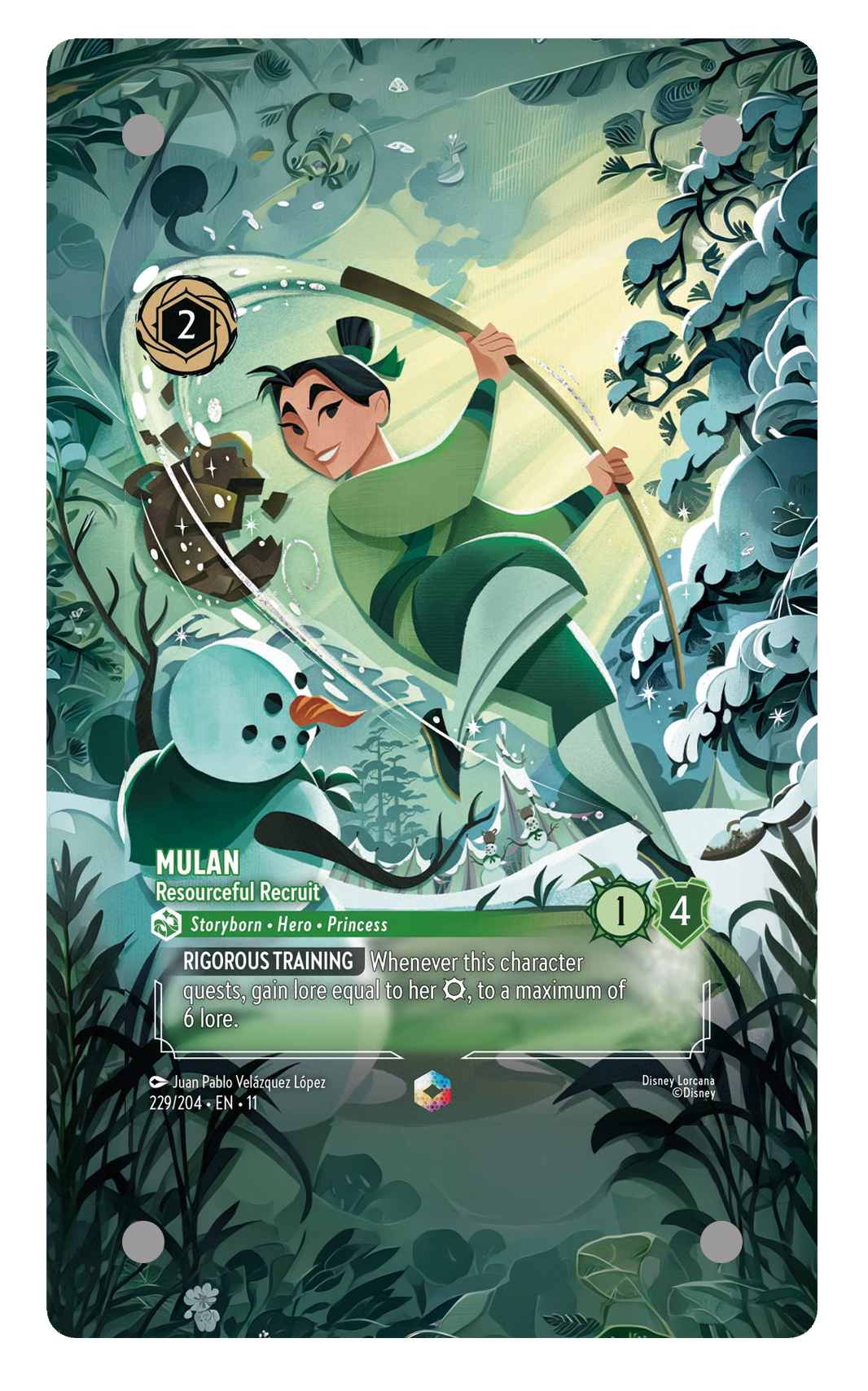 229/204 - Mulan - Resourceful Recruit 擴圖卡磚