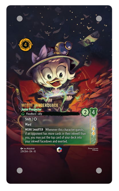 229/204 - Webby Vanderquack - Junior Prospector 擴圖卡磚