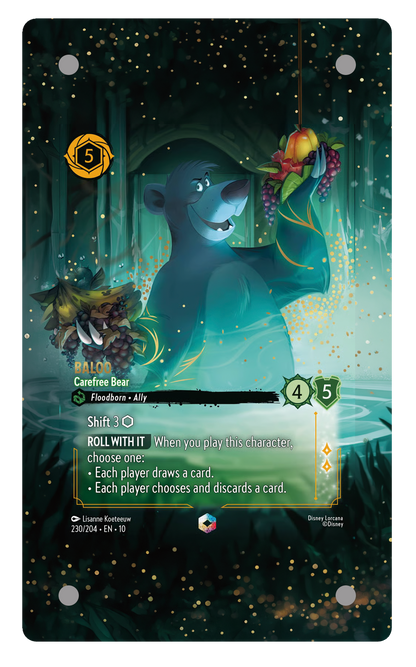 230/204 - Baloo - Carefree Bear 擴圖卡磚