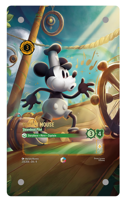 231/204 - Mickey Mouse - Steamboat Pilot 擴圖卡磚