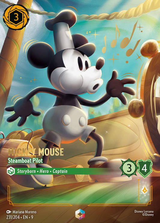 231/242 Mickey Mouse - Steamboat Pilot