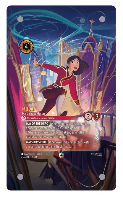 234/204 - Mulan - Martial Arts Master 擴圖卡磚
