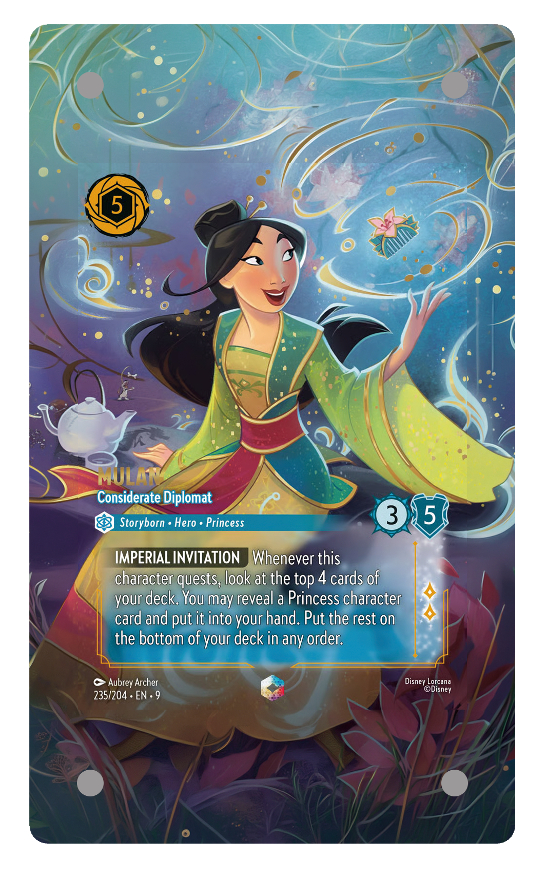 235/204 - Mulan - Considerate Diplomat 擴圖卡磚