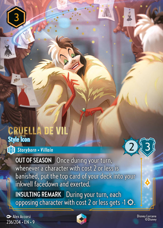 236/242 Cruella De Vil - Style Icon