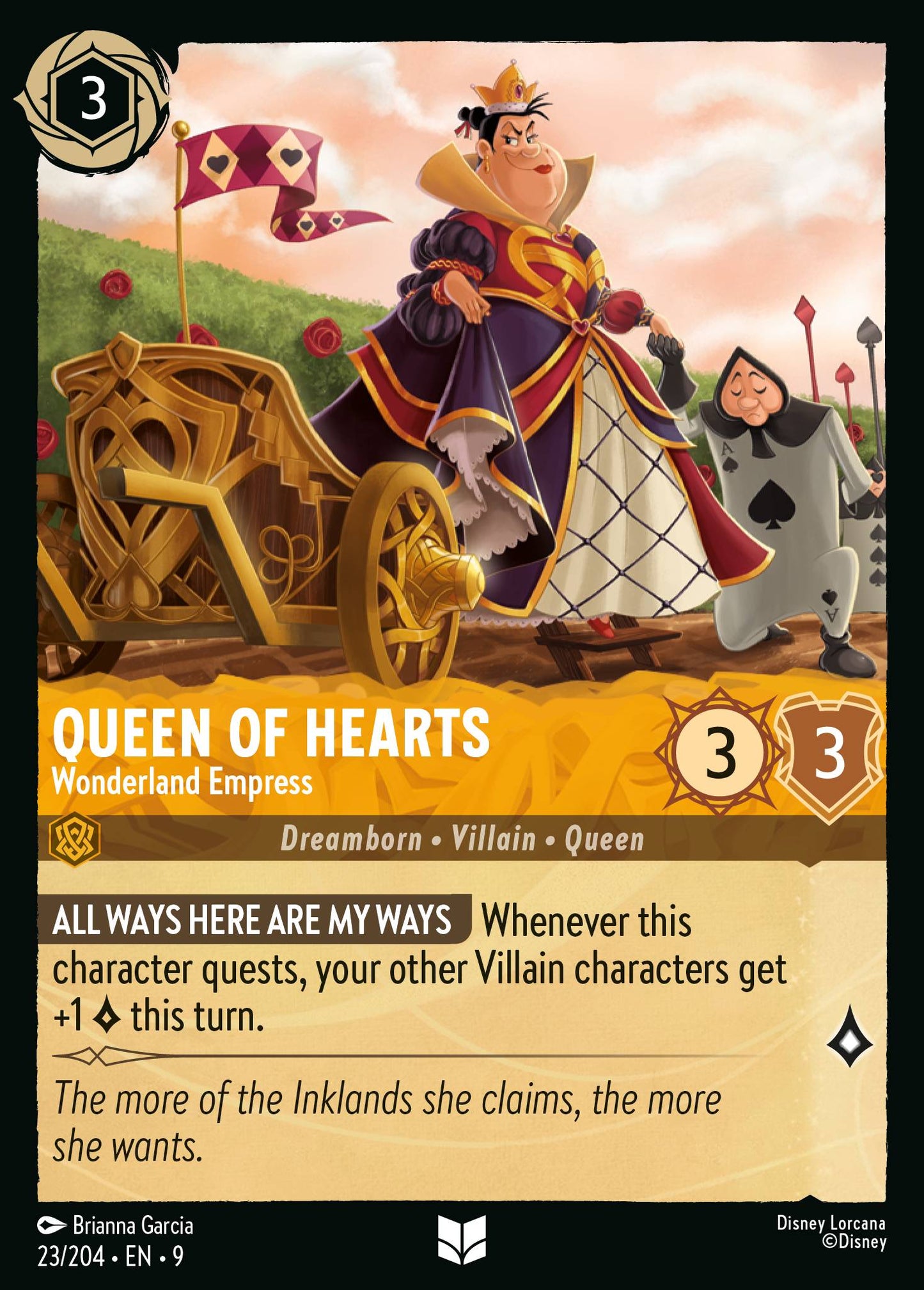 023/242 Queen of Hearts - Wonderland Empress