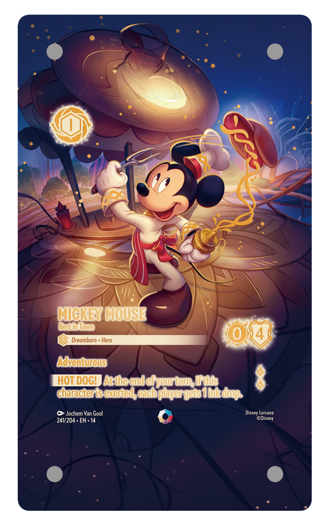 241/204 - Mickey Mouse - Best in Town 擴圖卡磚
