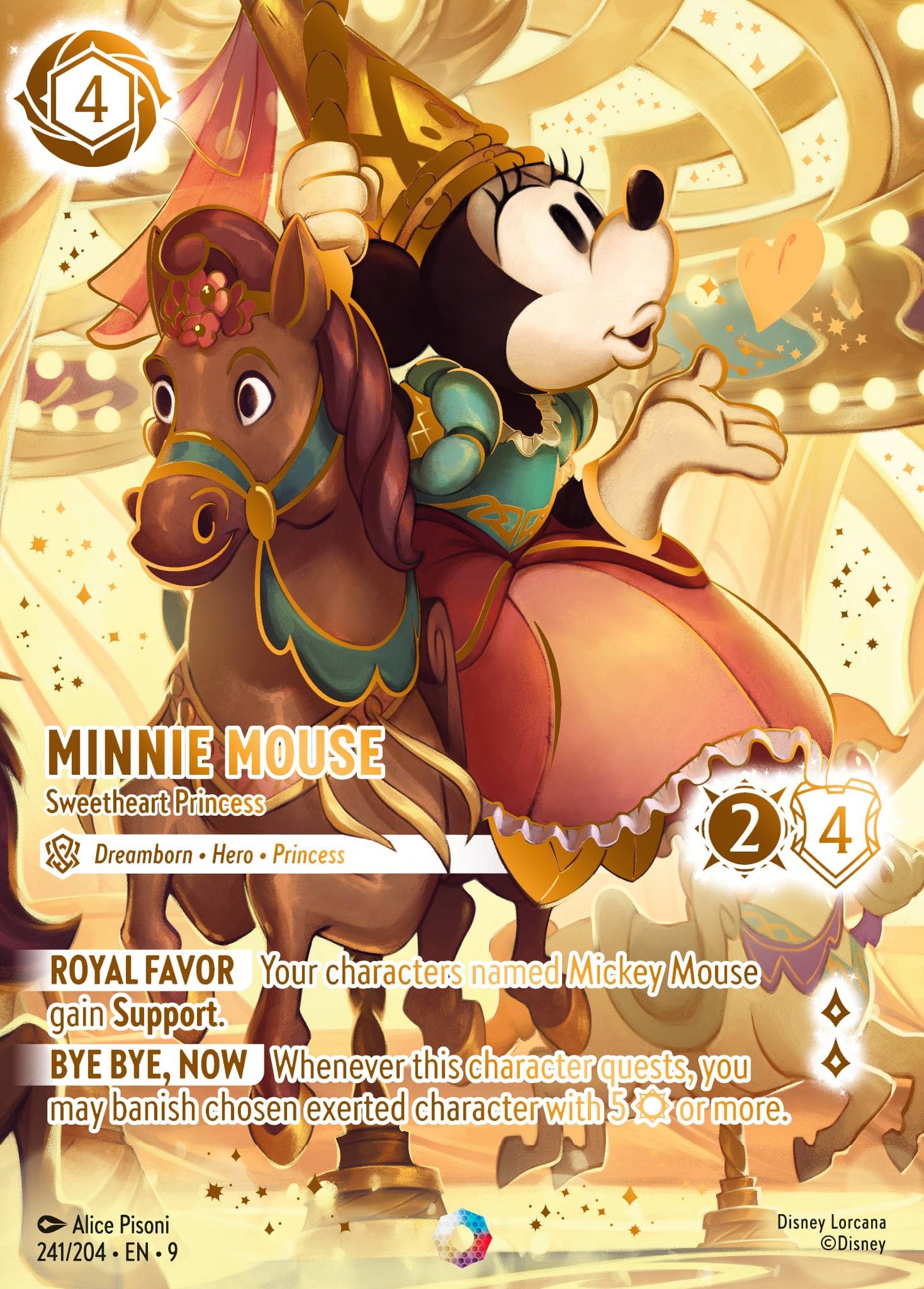 241/242 Minnie Mouse - Sweetheart Princess