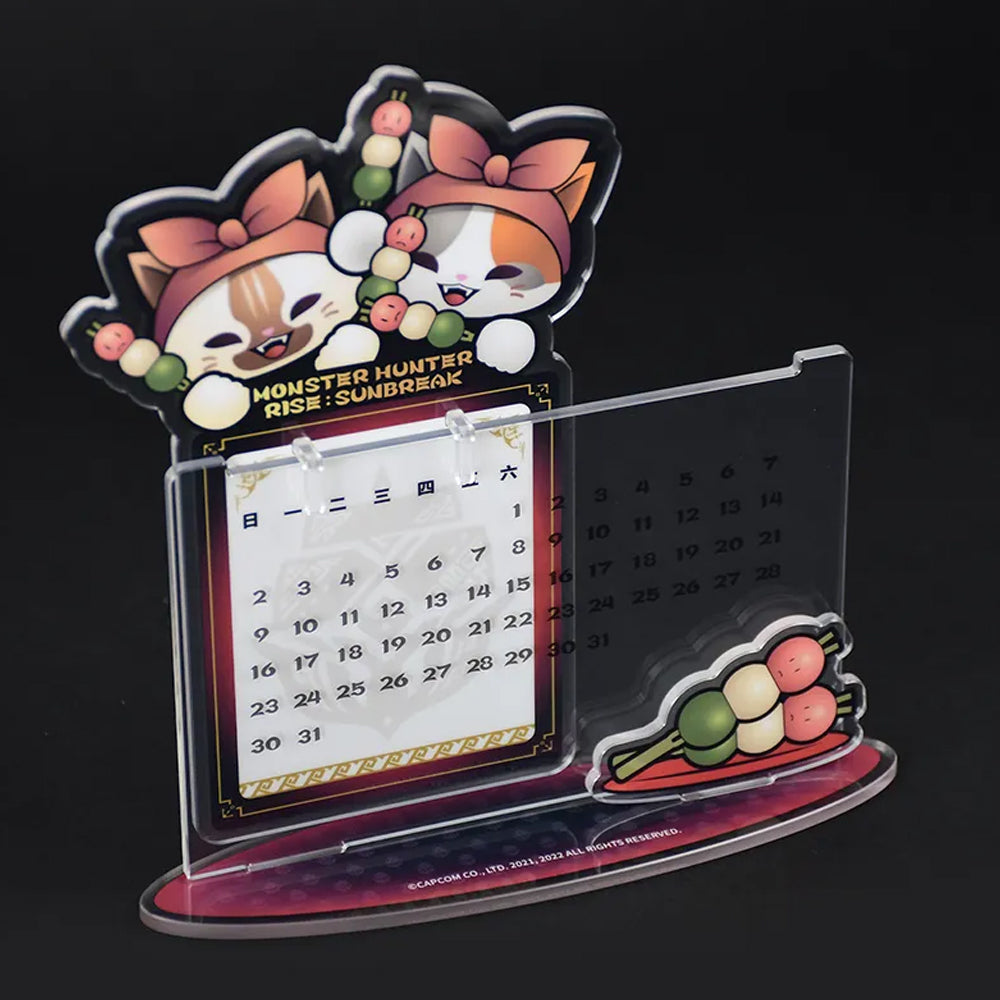 Monster Hunter Rise Sunbreak - 亞克力立牌日曆