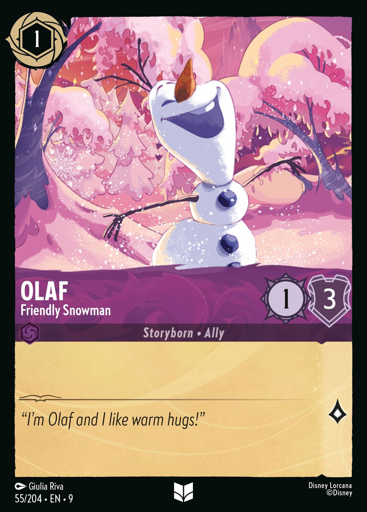 055/242 Olaf - Friendly Snowman