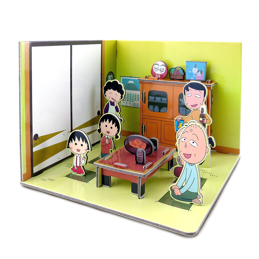 櫻桃小丸子 -櫻桃家立體場景拼圖
