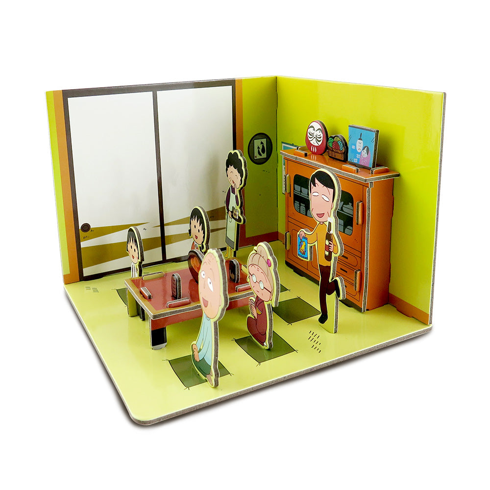 櫻桃小丸子 -櫻桃家立體場景拼圖