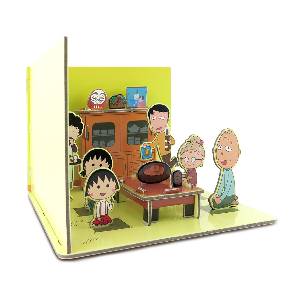 櫻桃小丸子 -櫻桃家立體場景拼圖