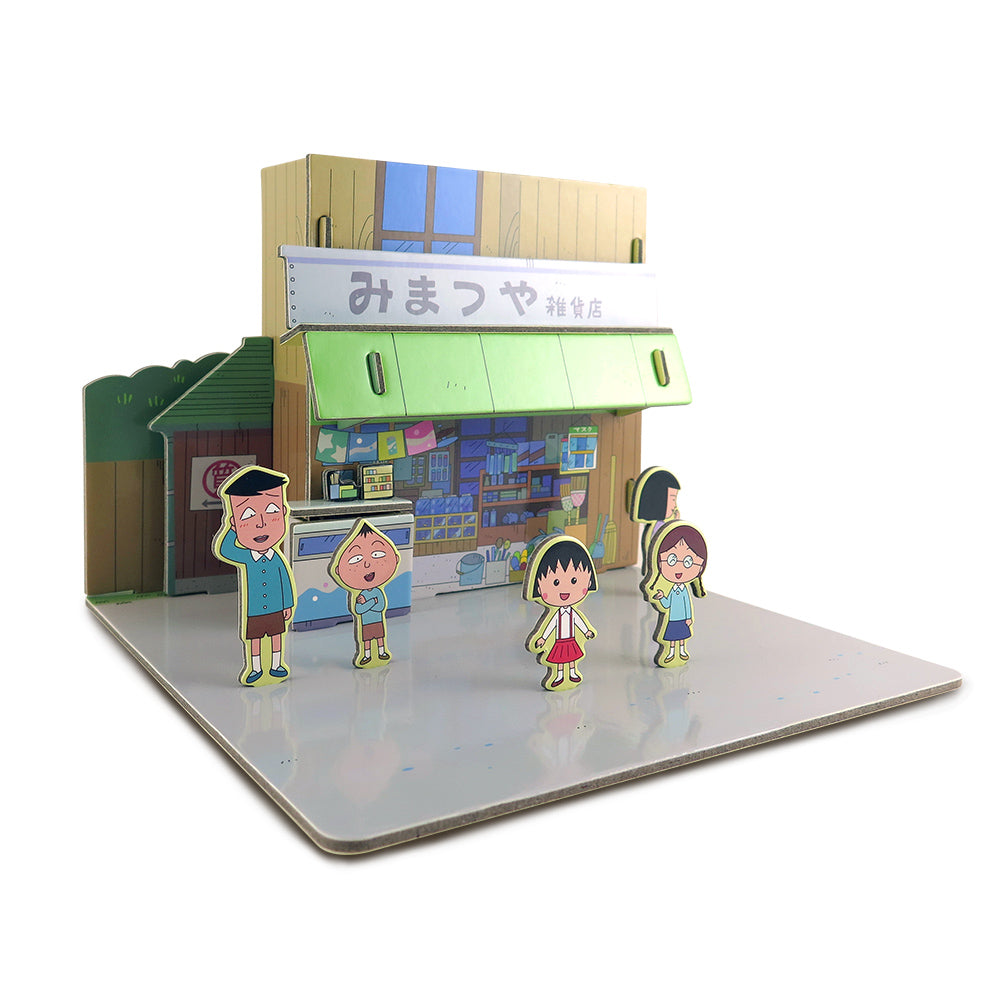 櫻桃小丸子 - 雜貨店立體場景拼圖