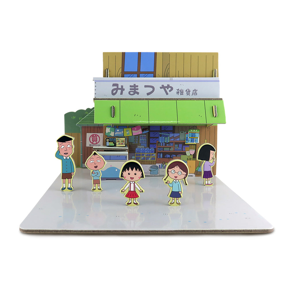 櫻桃小丸子 - 雜貨店立體場景拼圖