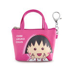 櫻桃小丸子 - 桃紅造型零錢包