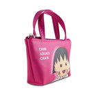 櫻桃小丸子 - 桃紅造型零錢包