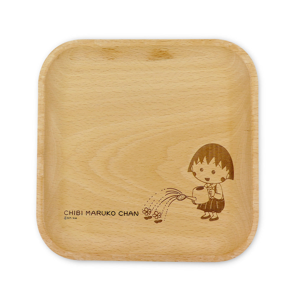 櫻桃小丸子 - 方形木盤