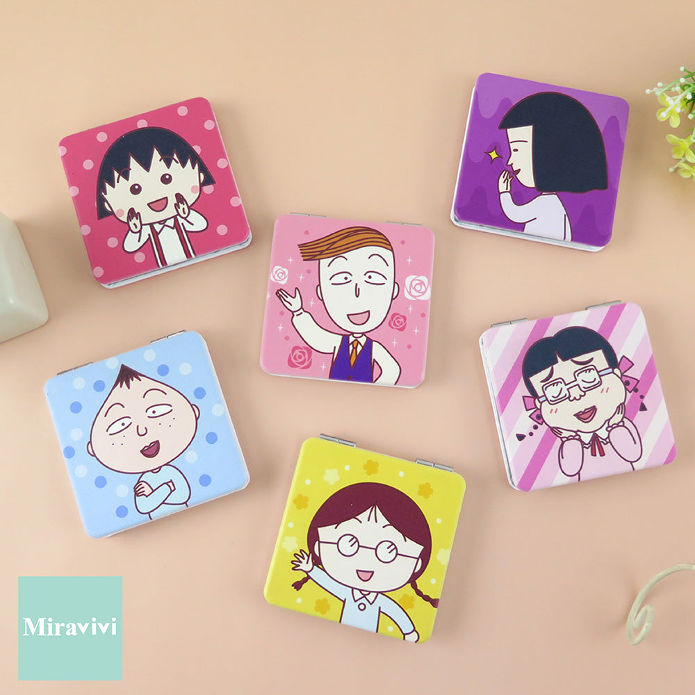 櫻桃小丸子 - 皮革方鏡