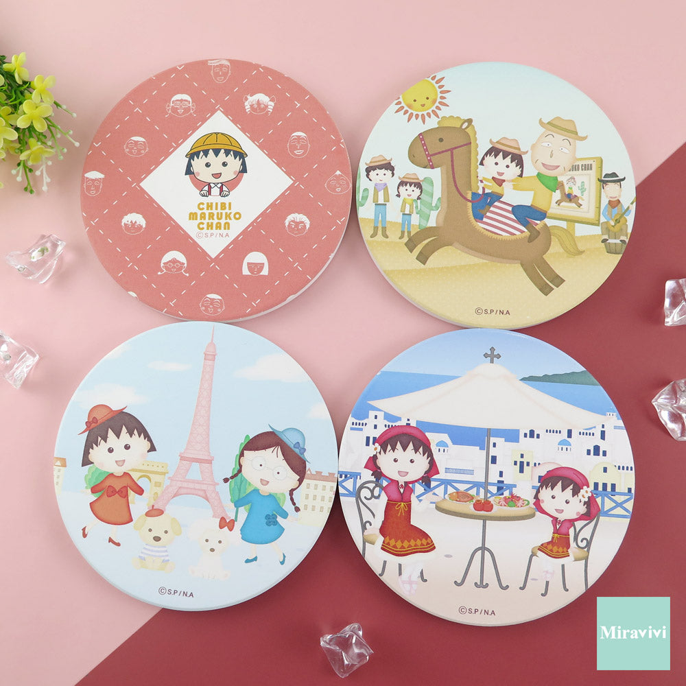 櫻桃小丸子 - 陶瓷杯墊